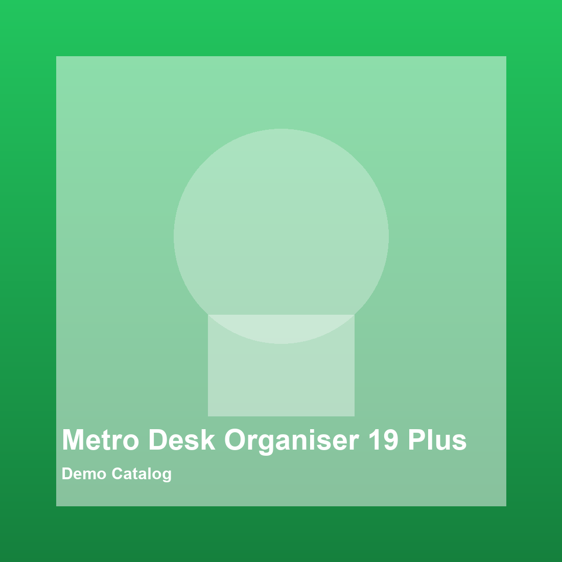 Metro Desk Organiser 19