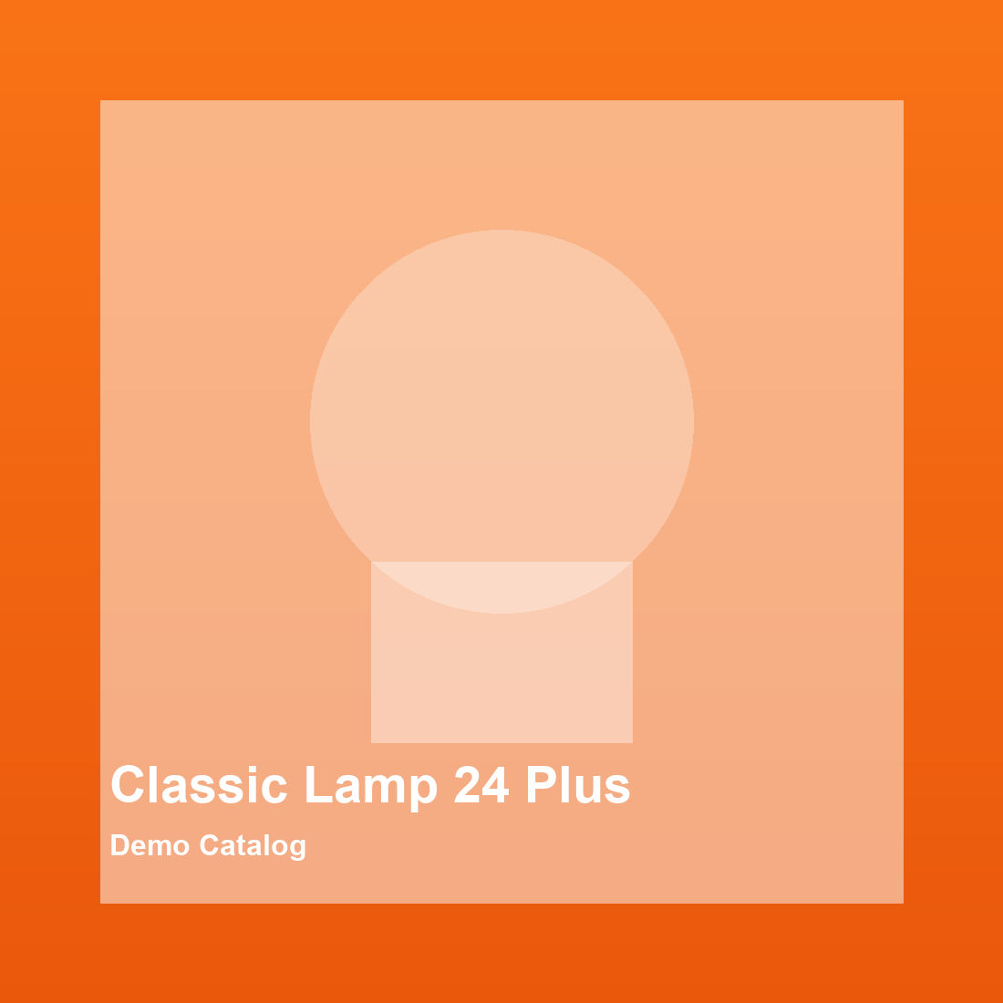 Classic Lamp 24