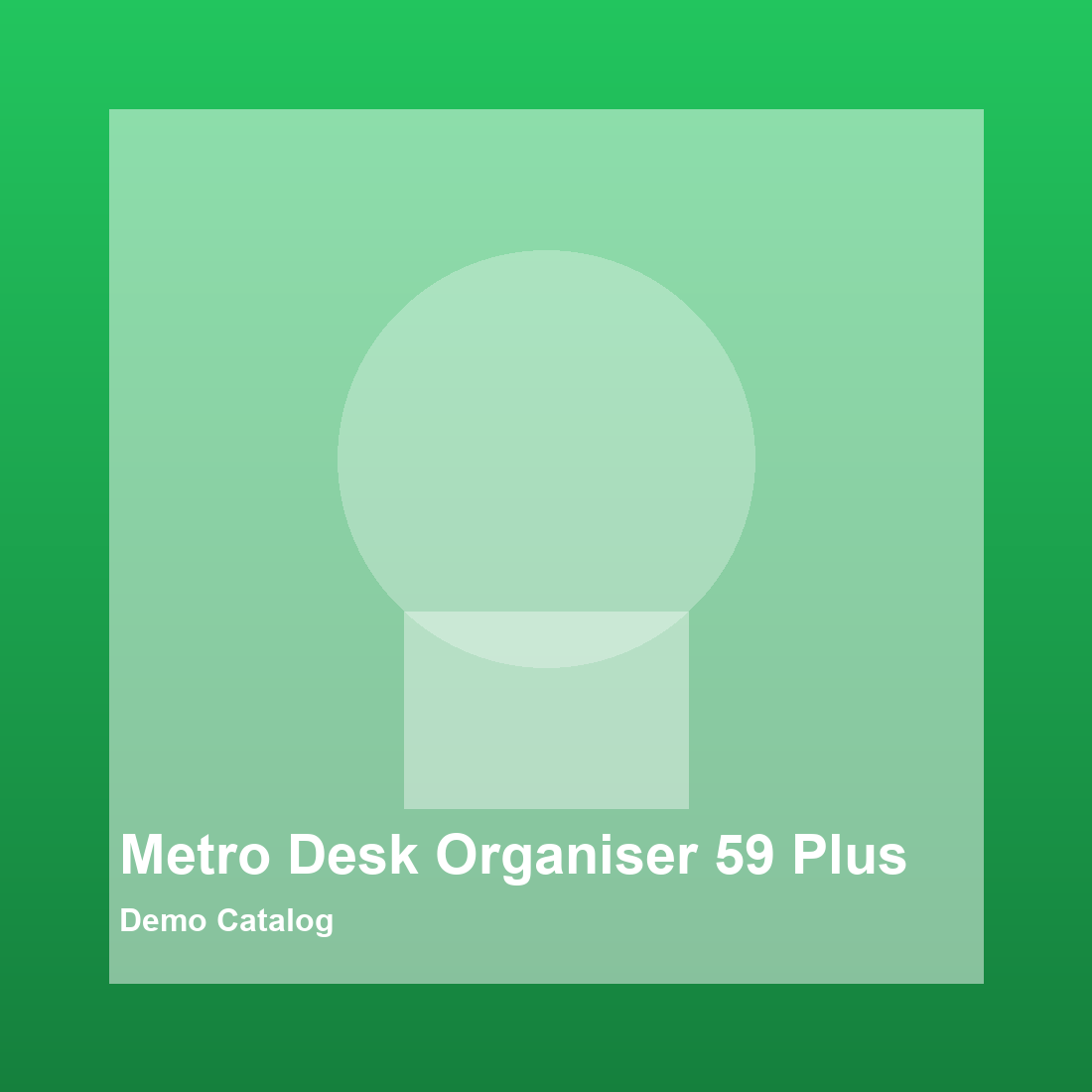 Metro Desk Organiser 59