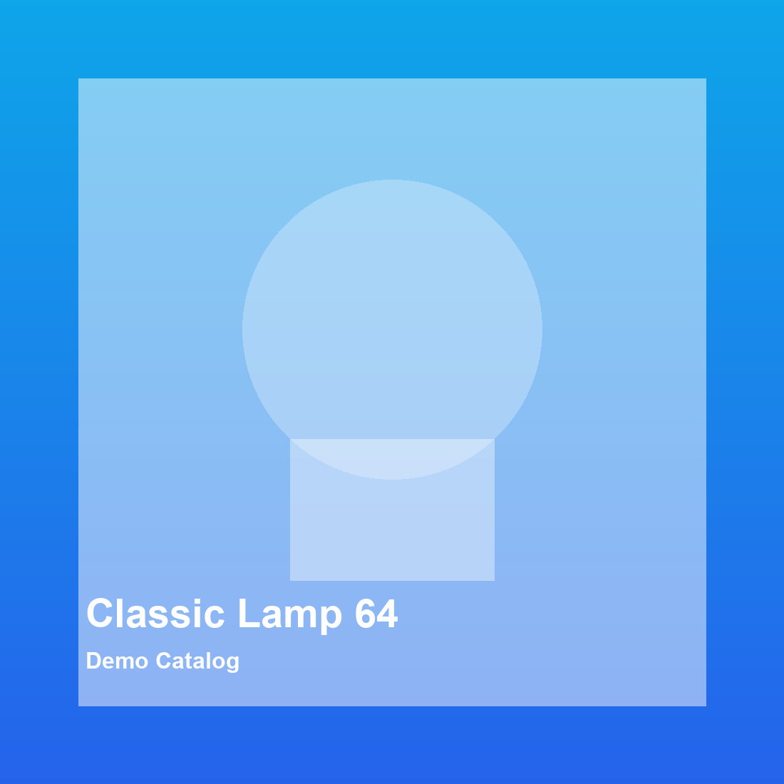 Classic Lamp 64