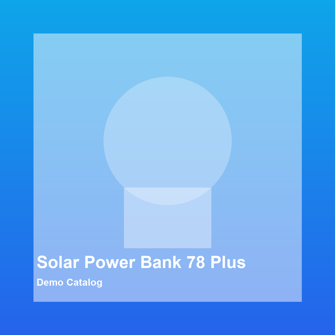 Solar Power Bank 78