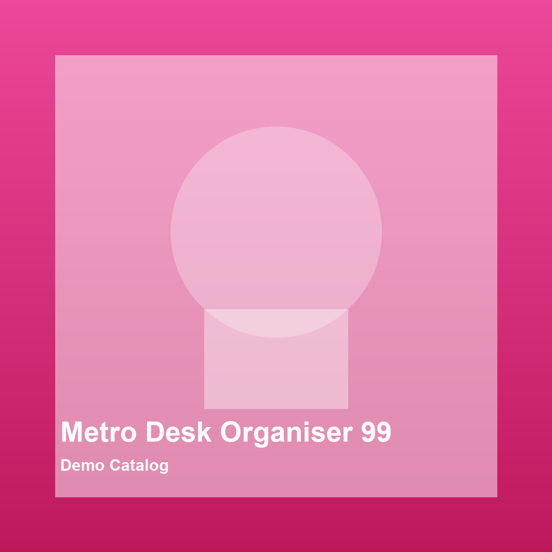 Metro Desk Organiser 99