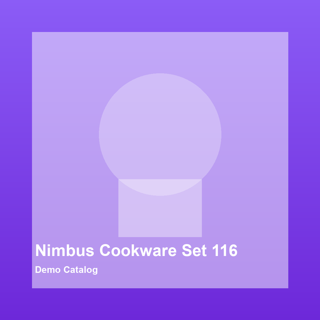 Nimbus Cookware Set 116